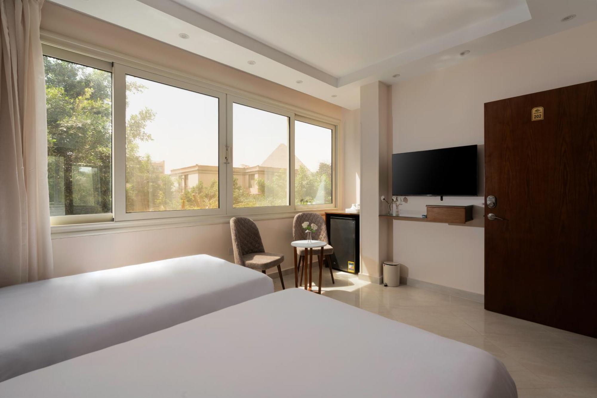 Dream Inn Pyramids View Kafret el-Gabal Exteriör bild