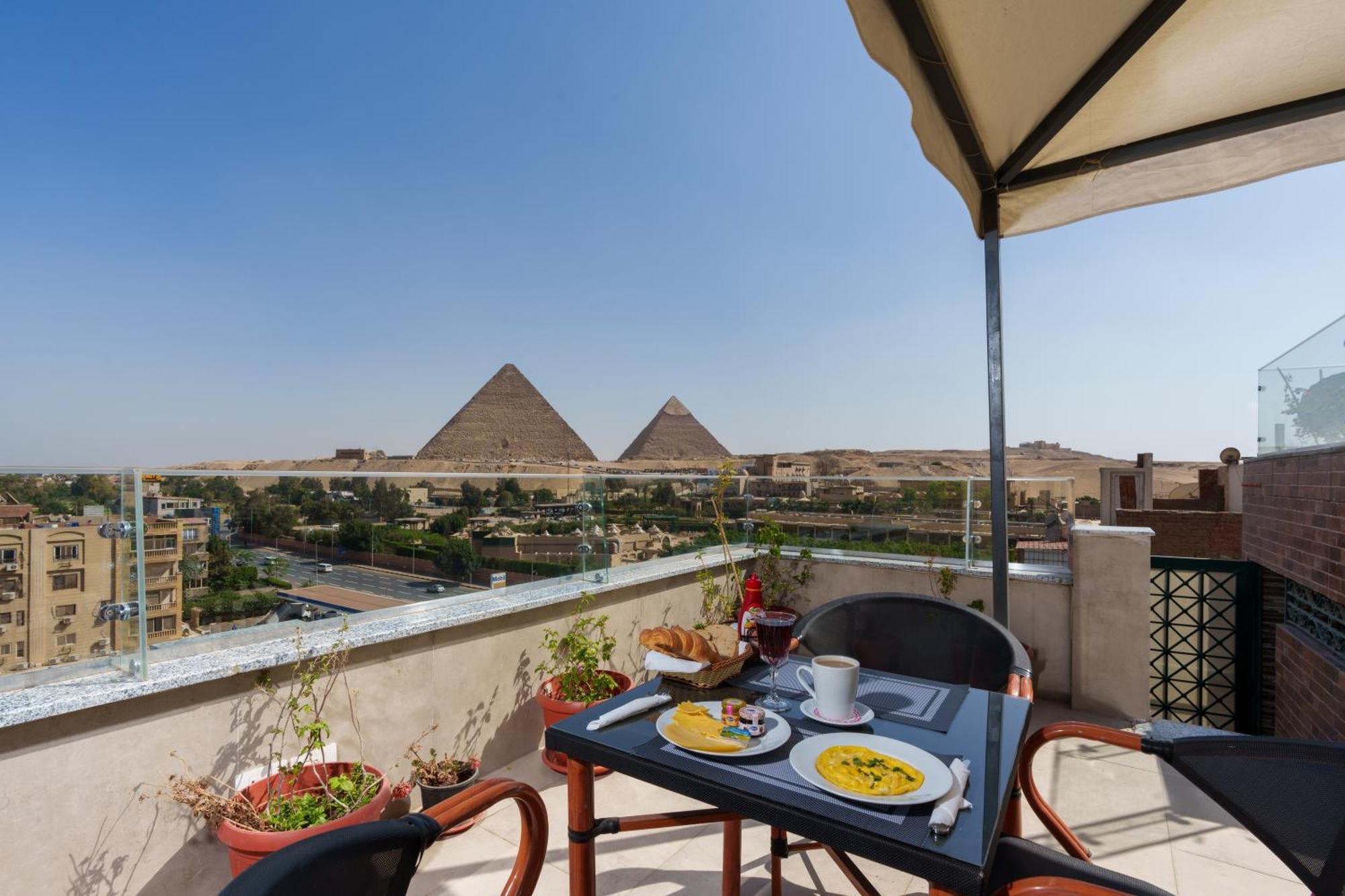 Dream Inn Pyramids View Kafret el-Gabal Exteriör bild