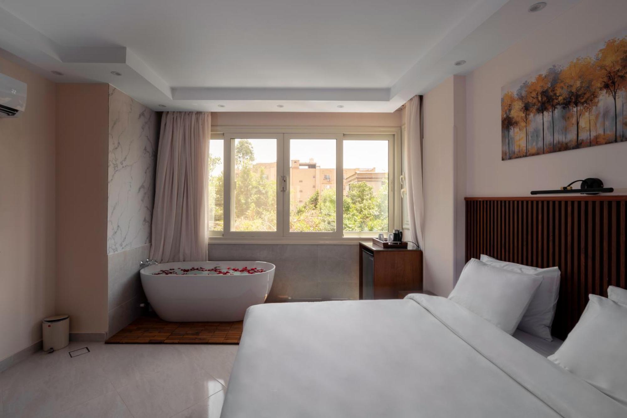 Dream Inn Pyramids View Kafret el-Gabal Exteriör bild