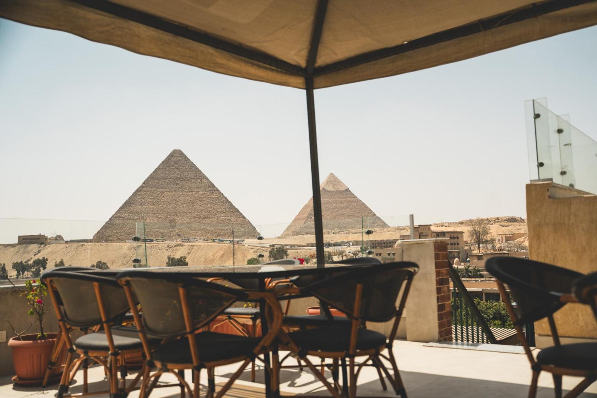 Dream Inn Pyramids View Kafret el-Gabal Exteriör bild
